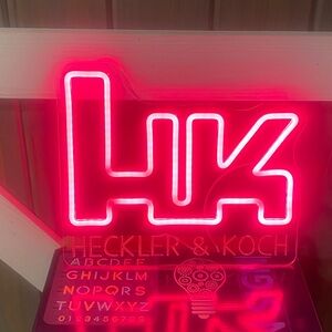 Heckler & Koch Neon Sign